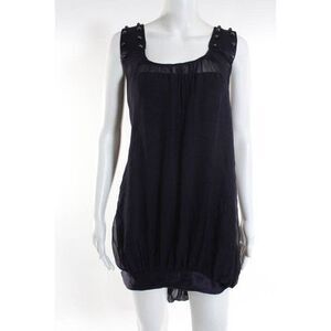 Erica Davies Purple Studded Layered Dress Size 4
